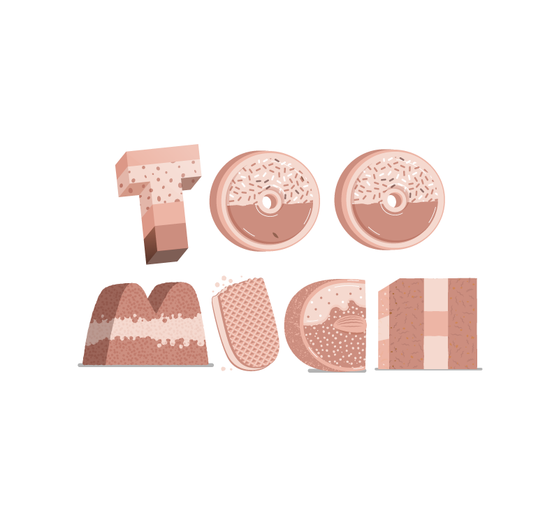 Too much cake – Not always a good thing