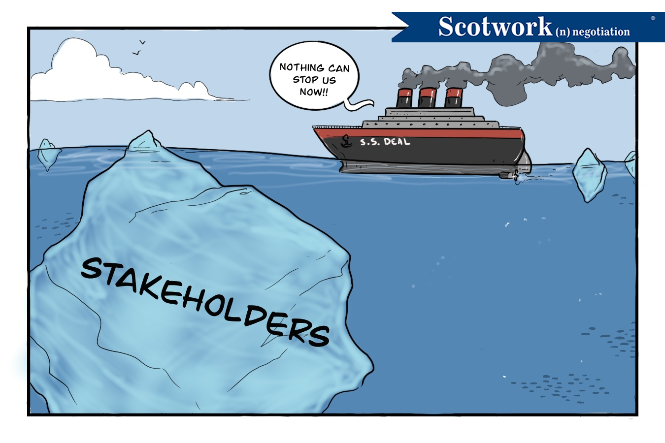 Internal alignment or iceberg?