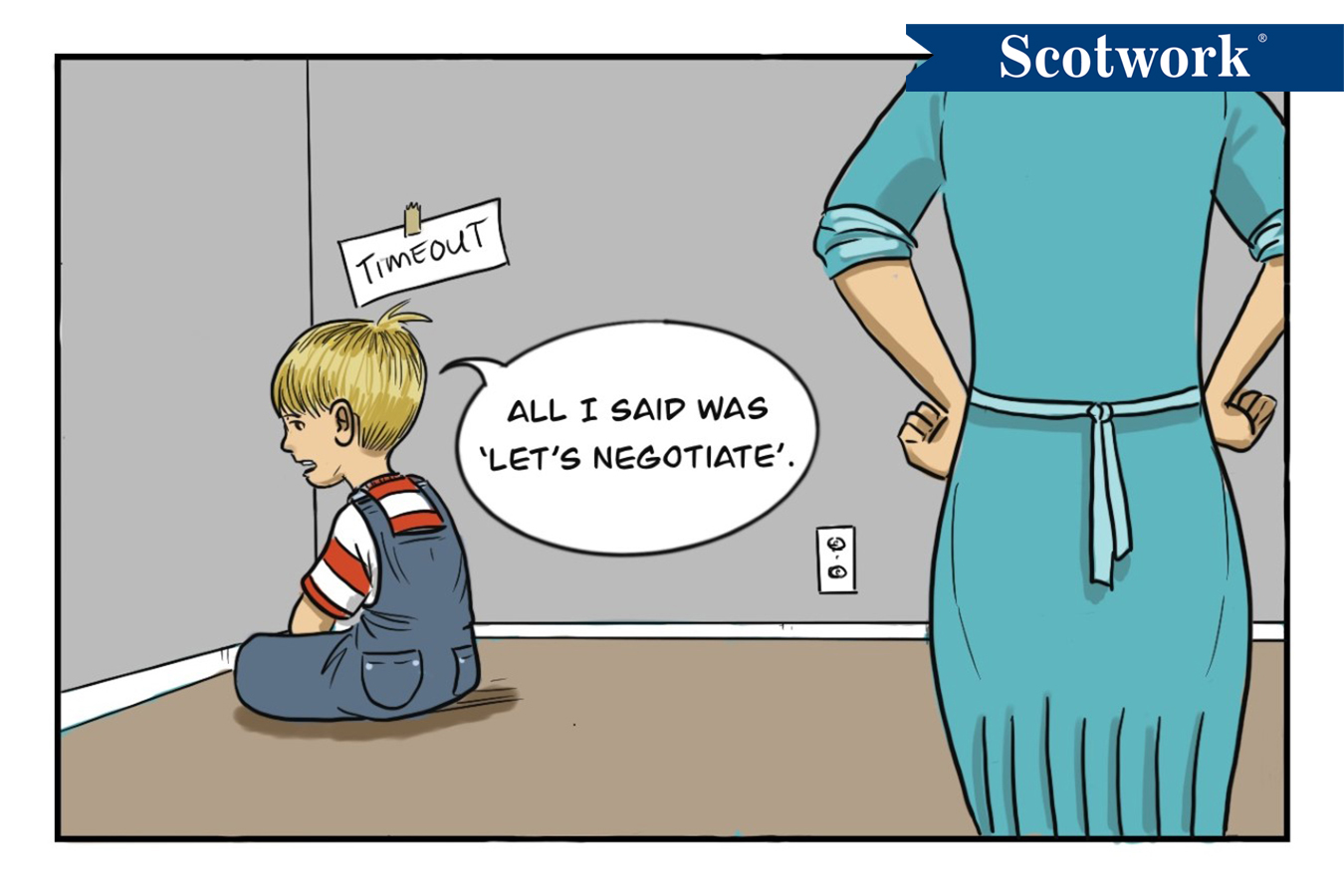 Negotiation is not a bad word
