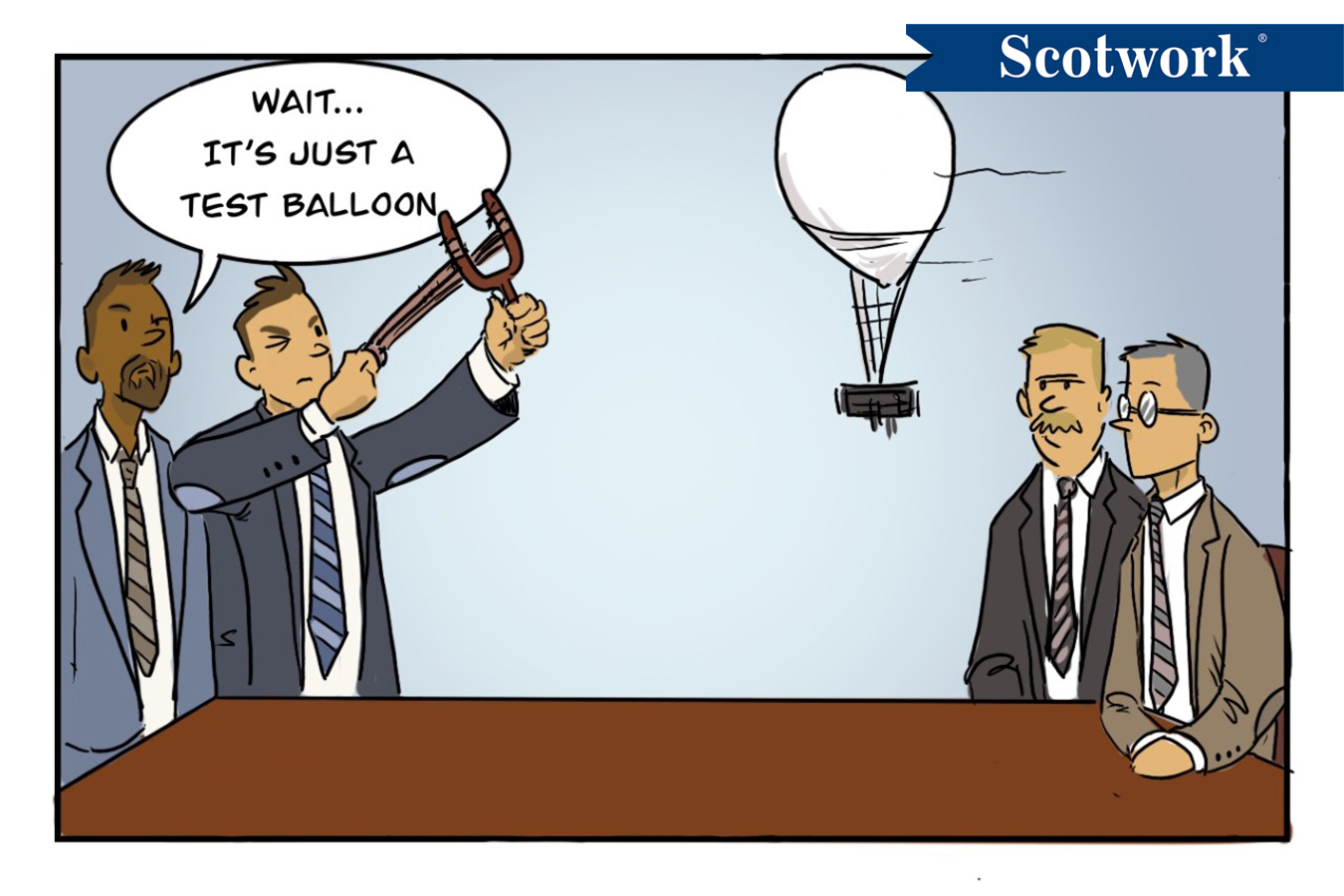 Test balloons